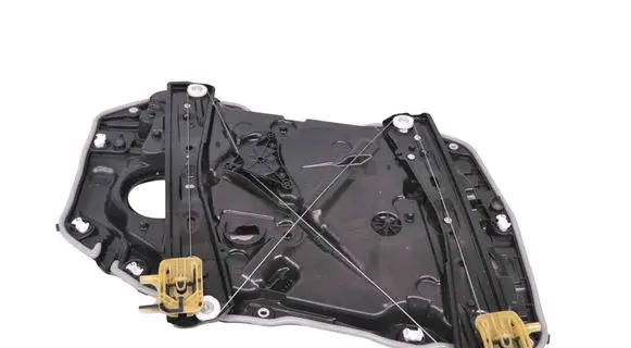 Front door window regulator with motor