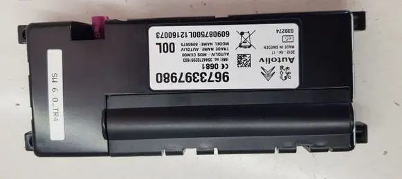 Peugeot 3008 I Bluetooth control unit module 9673397980