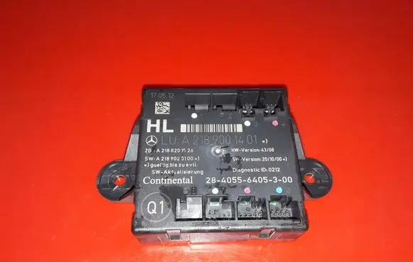 Mercedes-Benz E W212 Door control unit/module A2189001401 A2188201526 A2189025100