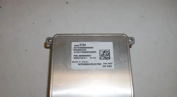 Opel Astra K LED ballast control module 39055754