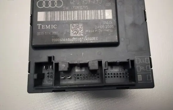 Audi A6 S6 C6 4F Door control unit/module 4F0959795 0033TFK0001 4F0910795