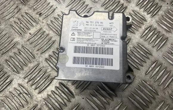 Peugeot 508 Airbag control unit/module 9675127080 A2C53323336 H403S0501F10D02