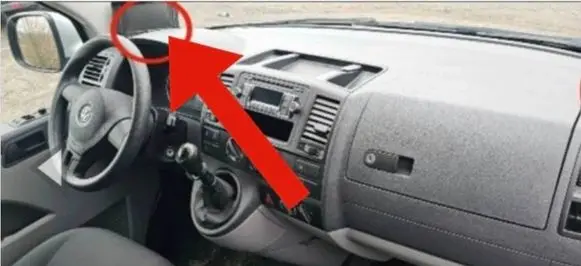 Volkswagen Transporter - Caravelle T5 Side speaker trim/cover 7H0857227 P0078058