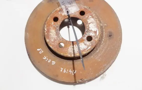 Volkswagen Golf III Front brake disc ventiliuojamas