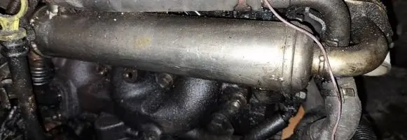 Opel Astra H EGR valve cooler