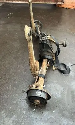 Rear axle beam