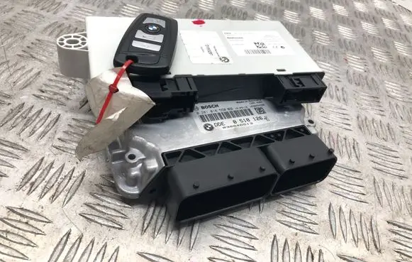 BMW 5 F10 F11 Engine ECU kit and lock set 8518126 0281018550 030046513