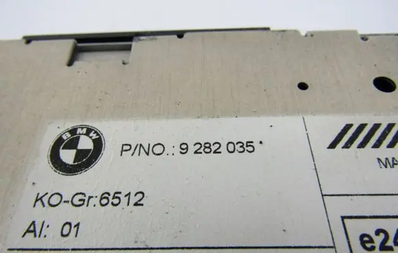 BMW 1 F20 F21 CD/DVD changer 9282035