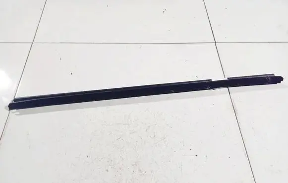 Front door glass trim molding