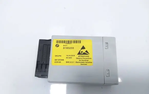 BMW 5 E60 E61 Center console control module 9183233 28137346 451643