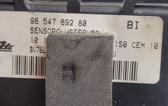 Citroen C5 ESP acceleration yaw rate sensor 9654769280