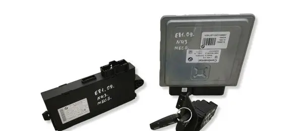BMW 1 E81 E87 Engine ECU kit and lock set 7595179