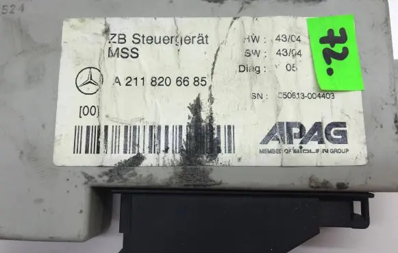 Mercedes-Benz E W211 Other control units/modules A2118206685 050613004403