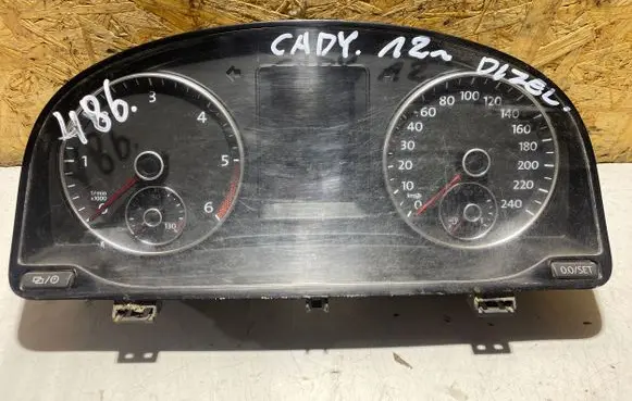 Volkswagen Caddy Speedometer (instrument cluster) 2K0920865J VDD0240406 1219010089