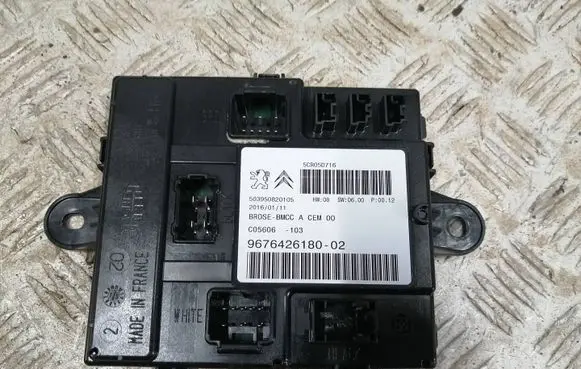 Citroen C4 Grand Picasso Tailgate/trunk control unit/module 9676426180 5CR05D716 503950820105