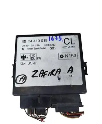 Opel Zafira A Comfort/convenience module 24410018