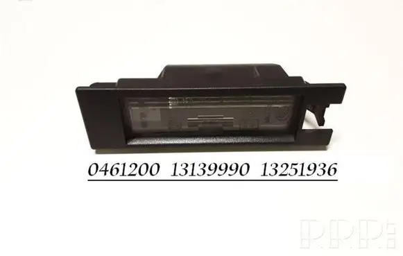 Opel Insignia A Number plate light 0461200 13139990