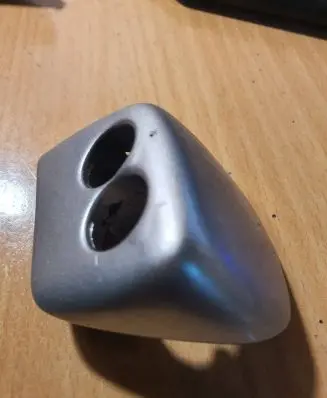Headlight washer spray nozzle cap/cover