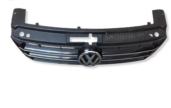 Volkswagen Sharan Front bumper upper radiator grill 