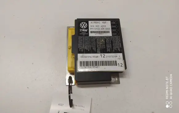 Volkswagen PASSAT B6 Airbag control unit/module 3C0909605M 391125 12H032S2522