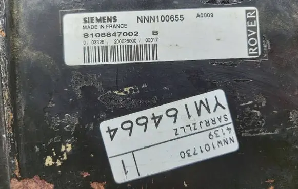 Land Rover Freelander Engine control unit/module S108847002 NNN100655