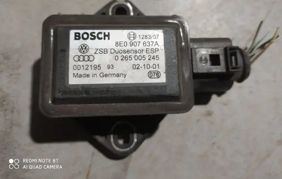 ESP acceleration yaw rate sensor