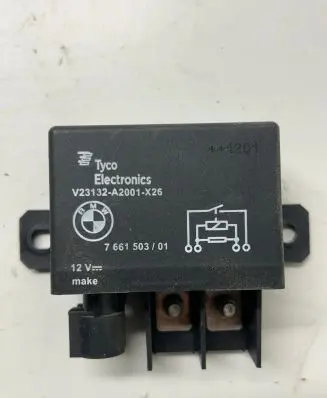 BMW X5 E70 Glow plug pre-heat relay 7661503 V23132A2001X26