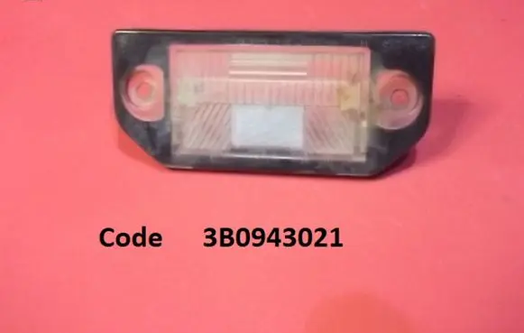 Number plate light