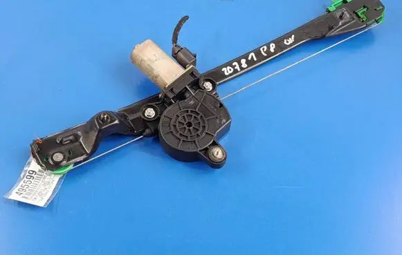 Front door window regulator with motor