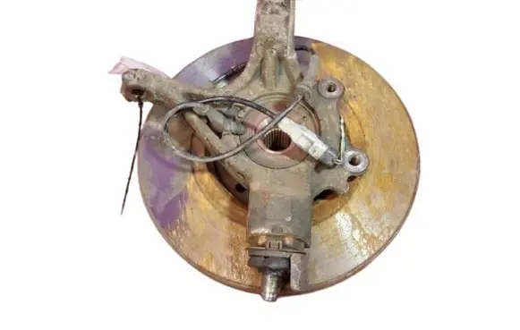 Front wheel hub spindle knuckle