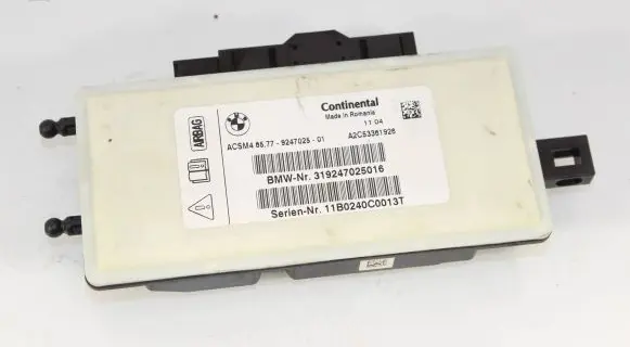 BMW X3 F25 Airbag control unit/module 9247025 319247025016 11B024000013T
