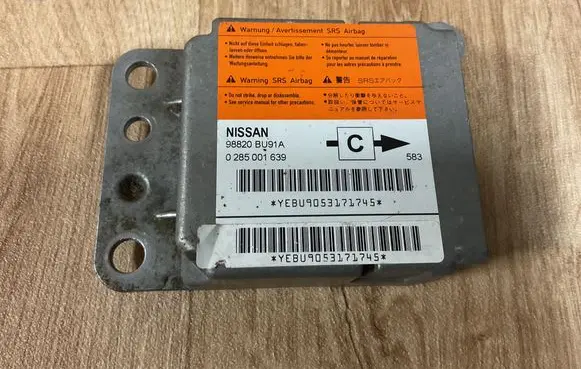 Nissan Almera Tino Airbag control unit/module 98820BU91A 0285001639 YEBU9053171745