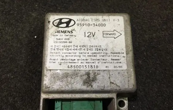 Hyundai Sonata Airbag control unit/module 9591034000 5wk4048