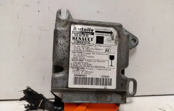 Renault Scenic I Airbag control unit/module 7700437471 A293AM03111 550803800