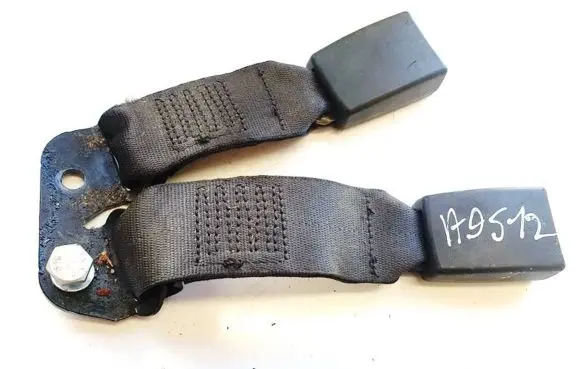 Middle seatbelt buckle (rear)