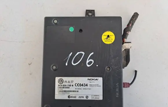 Volkswagen PASSAT B6 Phone control unit/module 3C0035730B 00E0031F76D2 N342Z276