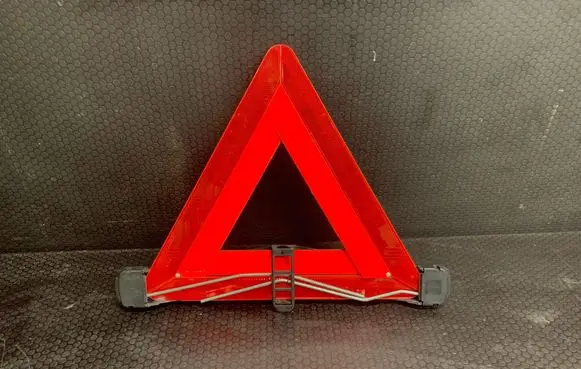 Jaguar XJ X300 Emergency warning sign 