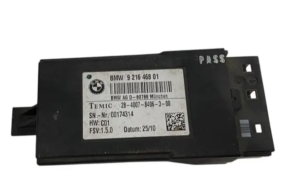 BMW 3 F30 F35 F31 Seat control module 9216468