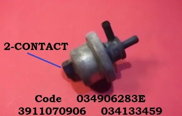 Audi A6 S6 C5 4B Vacuum valve 034906283E 3911070906