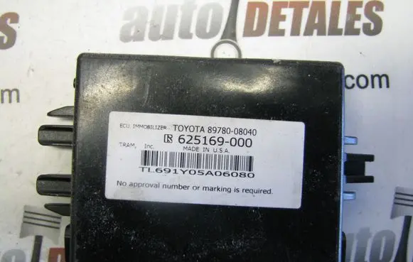 Toyota Sienna XL30 III Immobilizer control unit/module 8978008040