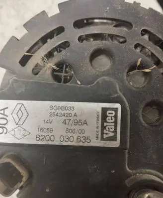 Renault Scenic I Generator/alternator SG9B033 8200030635 2542420A