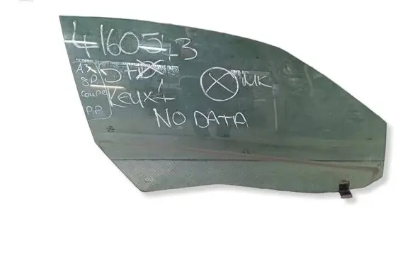Audi A3 S3 8P Front door window/glass (coupe) 