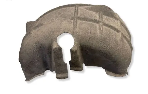 Audi A6 S6 C6 4F Front wheel arch liner splash guards 