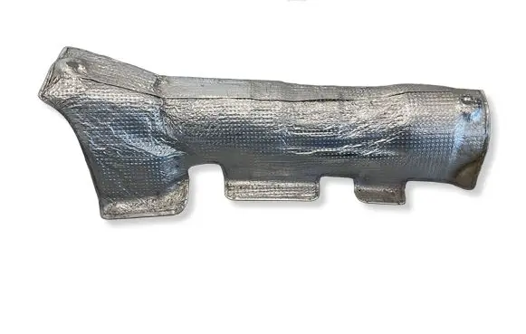 BMW 5 E60 E61 Heat shield in engine bay 7033724 7074510 22339910