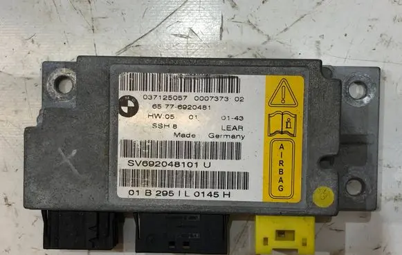 BMW 7 E65 E66 Airbag control unit/module 6920481 037125057