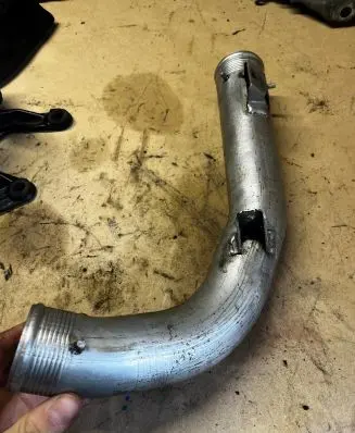 Audi A6 S6 C6 4F Intercooler hose/pipe 059145731AK