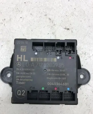 Mercedes-Benz C W204 Door control unit/module A2128203985 A2128204326 A2124423432