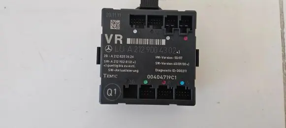 Mercedes-Benz E C207 W207 Door control unit/module A2128203626 A2129028101 A2129004302