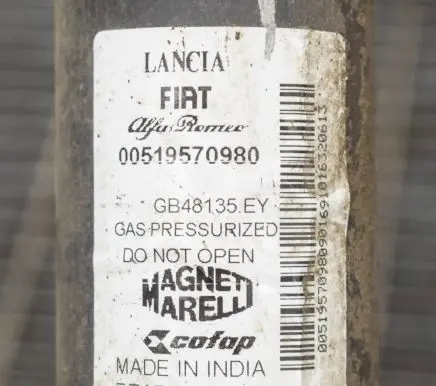 Fiat 500 Rear shock absorber/damper 51957098