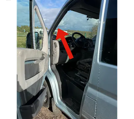 Fiat Ducato Front door rubber seal 